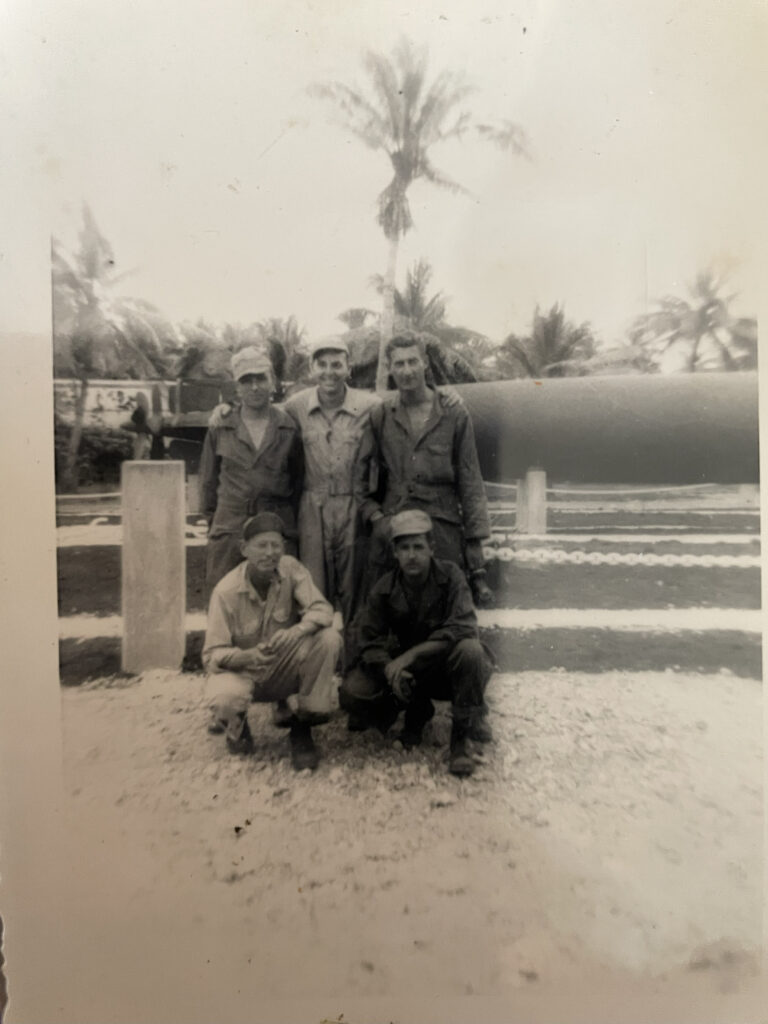 Guam - Japanese Sub - (bottom) Mel on the right, Bob on the left